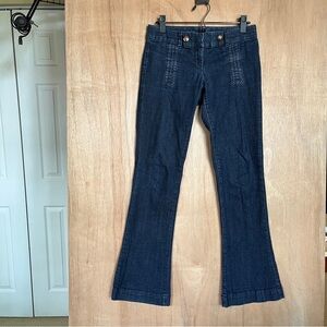 The Limited Dark Blue Flare Jeans